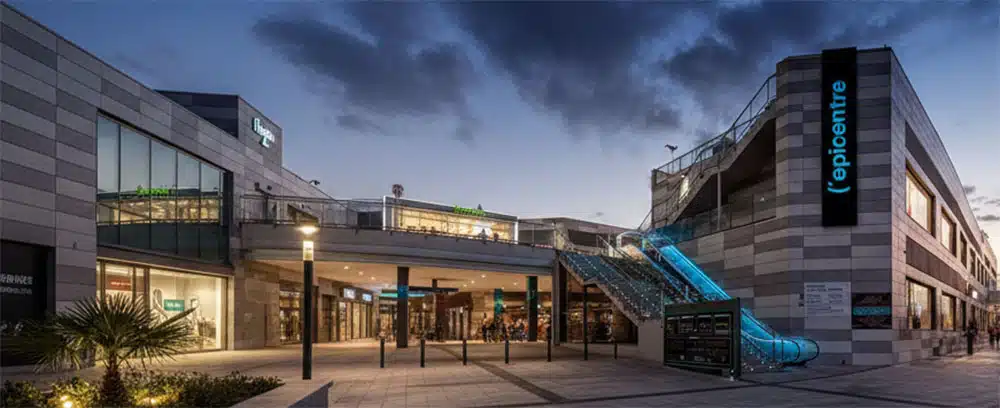 Centro Comercial Epicentre Ingeniería estructural grandes luces